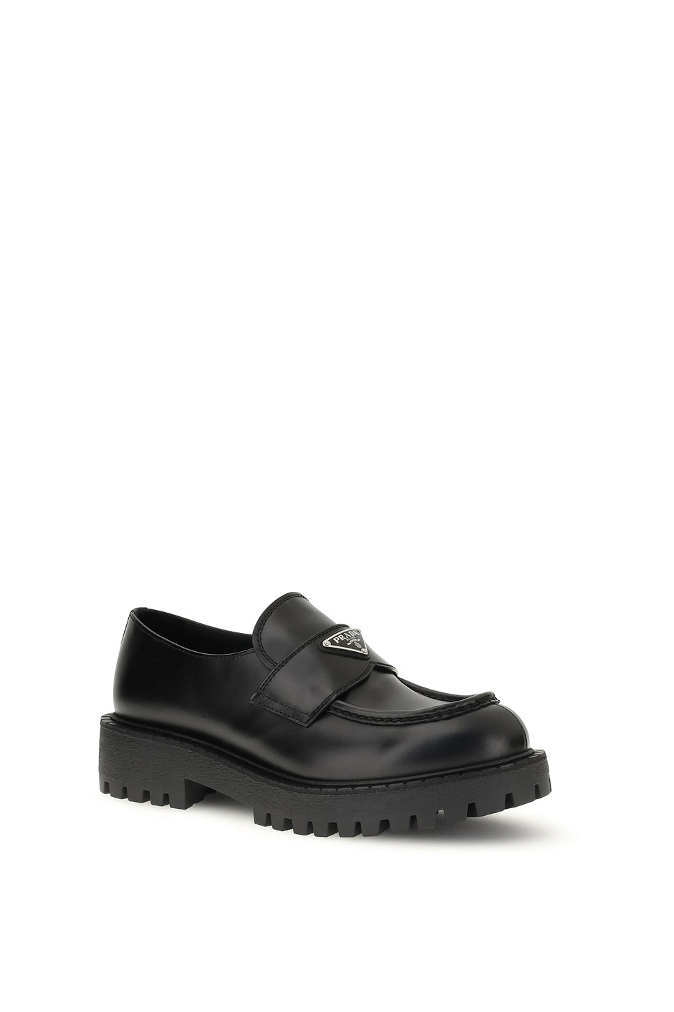 PRADA Double Chocolate Loafers