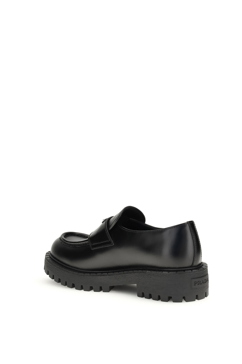 PRADA Double Chocolate Loafers
