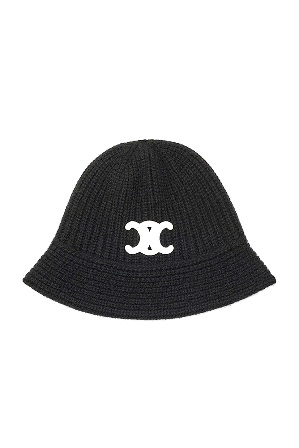 Celine Cloche Bucket Hat In Seamless Cashmere