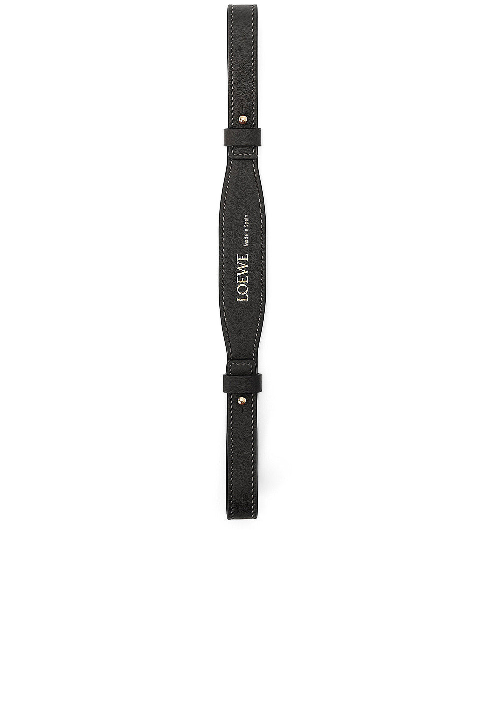 Loewe Branded Short Strap In Classic Calfskin