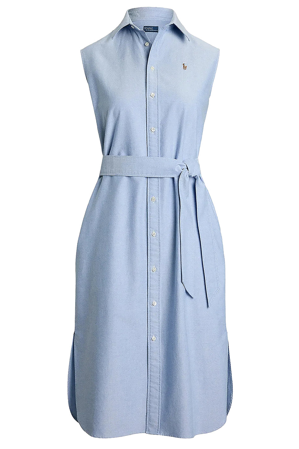 Polo Ralph Lauren Regular Fit Belted Midi Shirt Dress