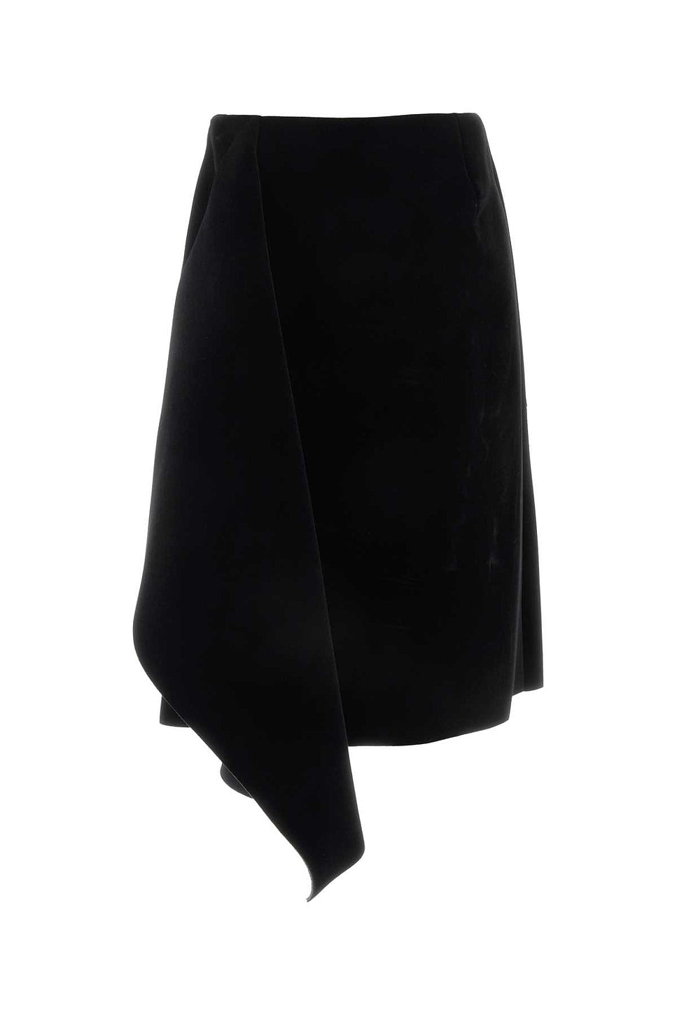 Dries Van Noten Black velvet skirt