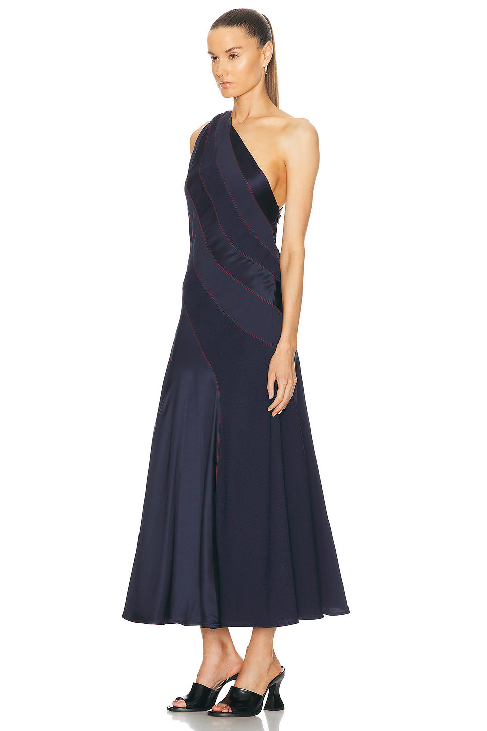 One Shoulder Maxi Dress