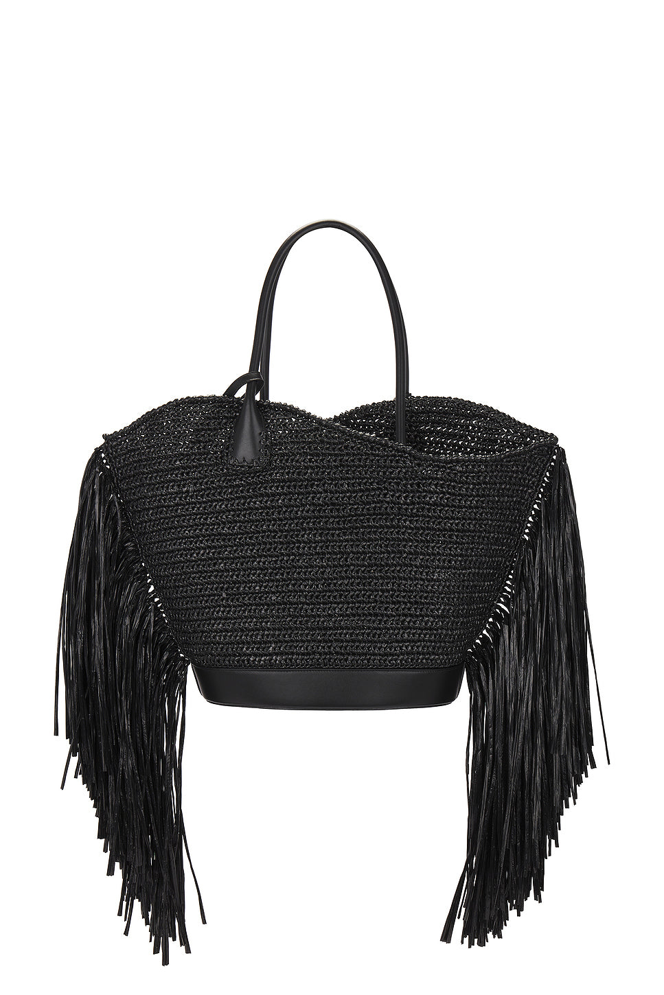 Fringe Cutout Tote Bag