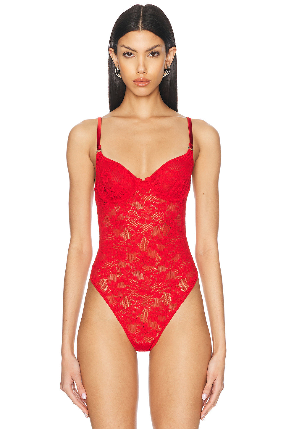 Le Stretch Lace Bodysuit