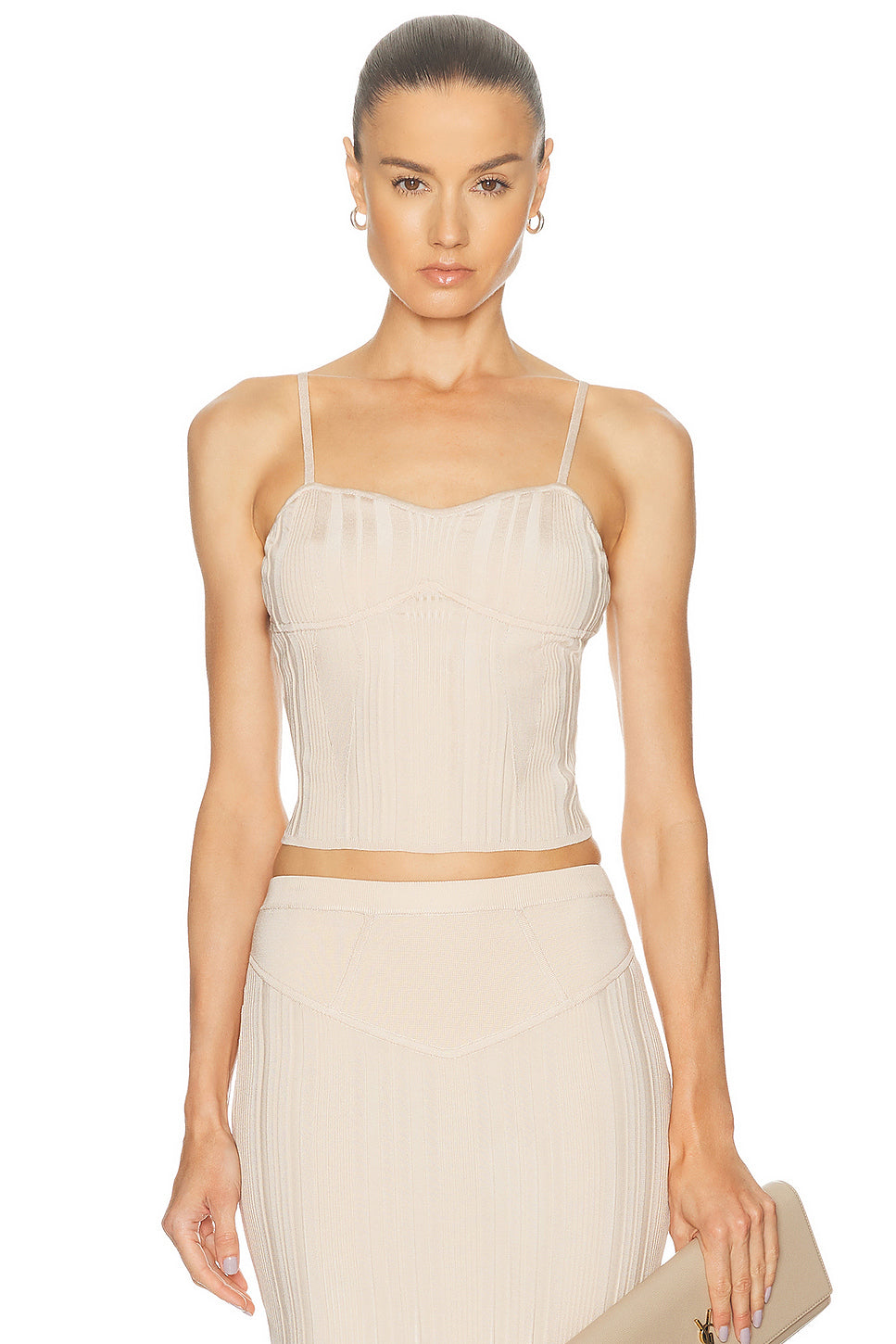 Rib Darted Cami Top