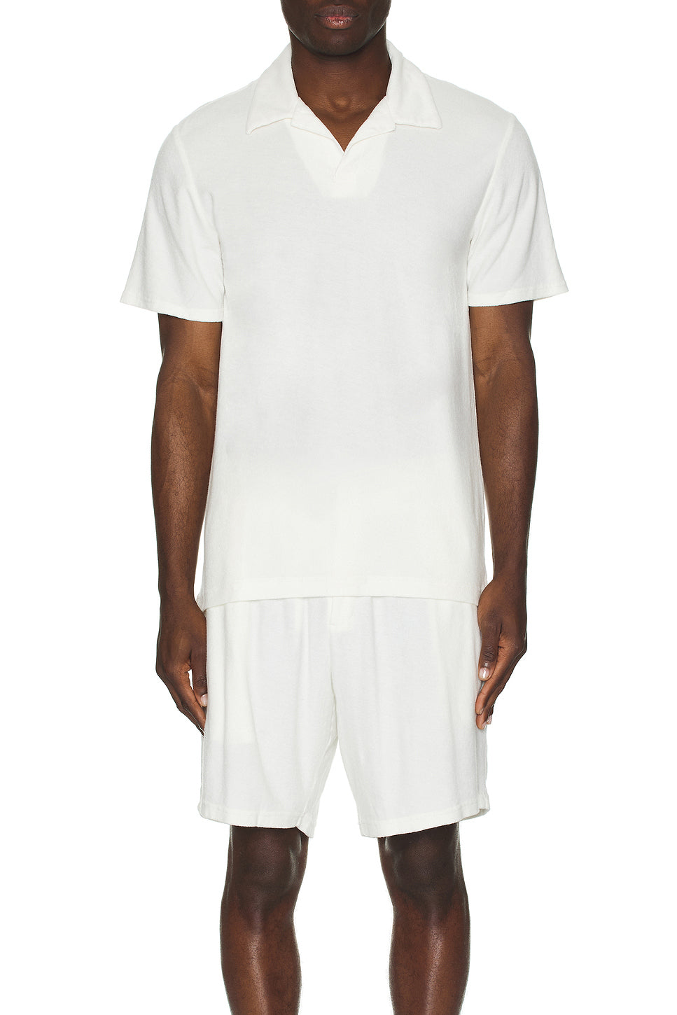 Faustino Terry Cotton Blend Short Sleeve Polo