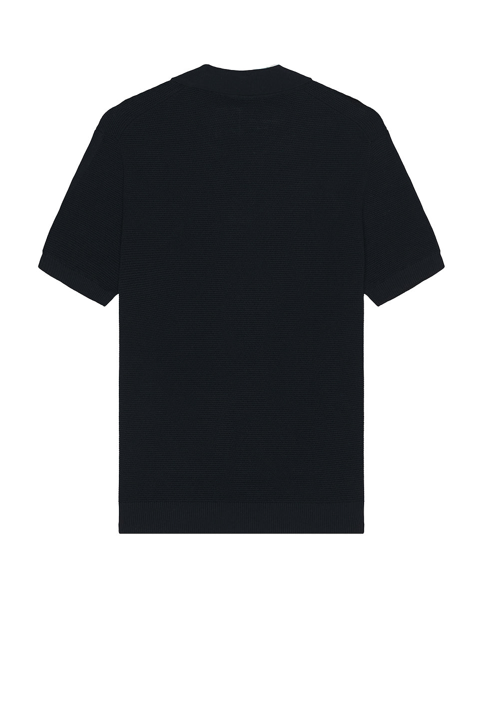 Rino Str Cotton Salt And Pepper Stitch Ss Knitted Polo