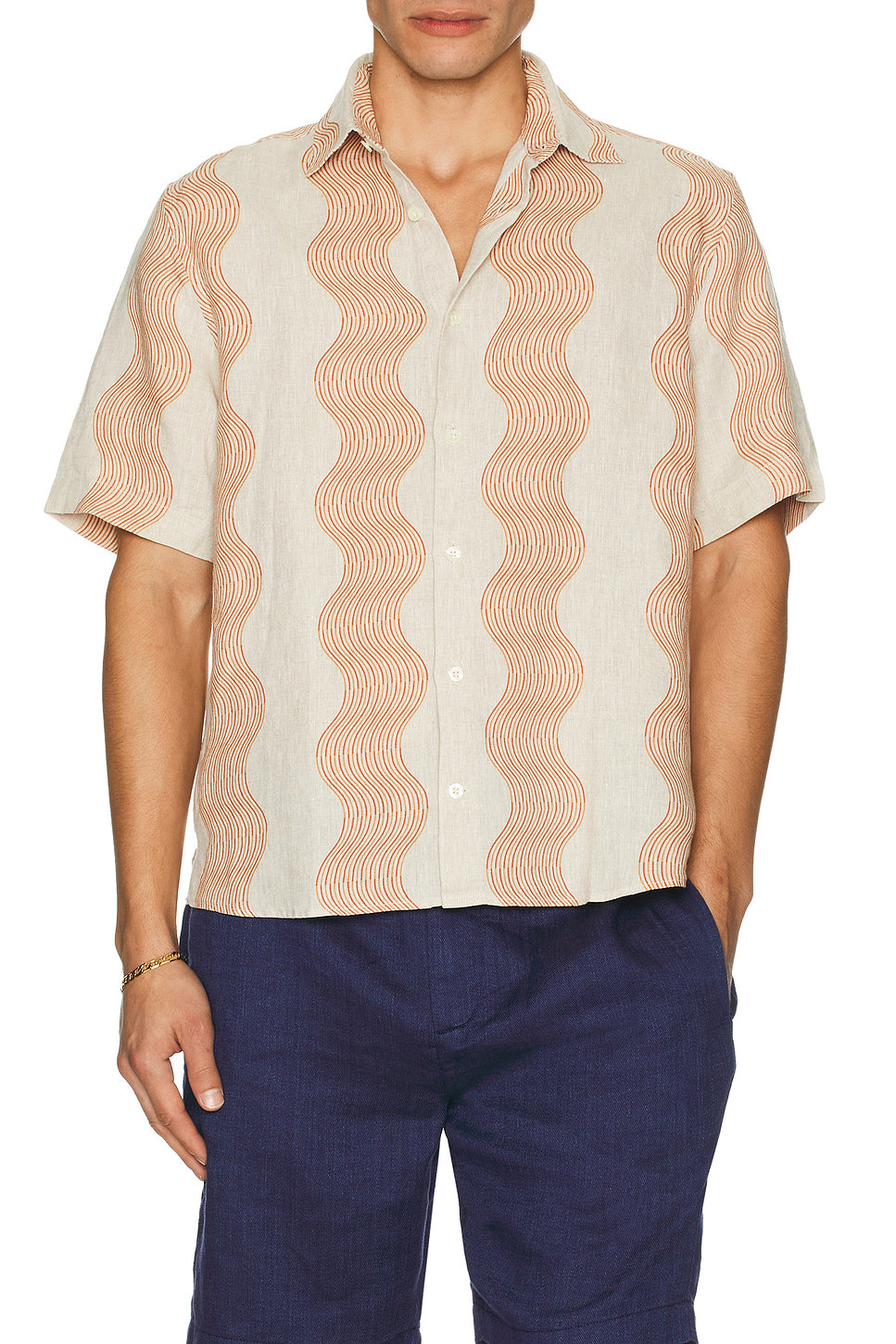 Castro Duo Cabana Stripe Short Sleeve Shirt