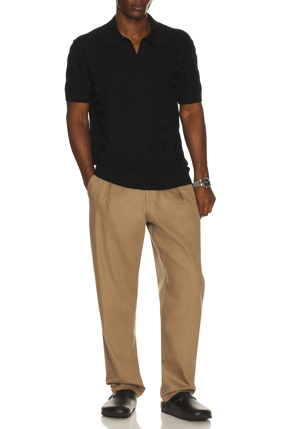 Rino Jacquard Knit Polo