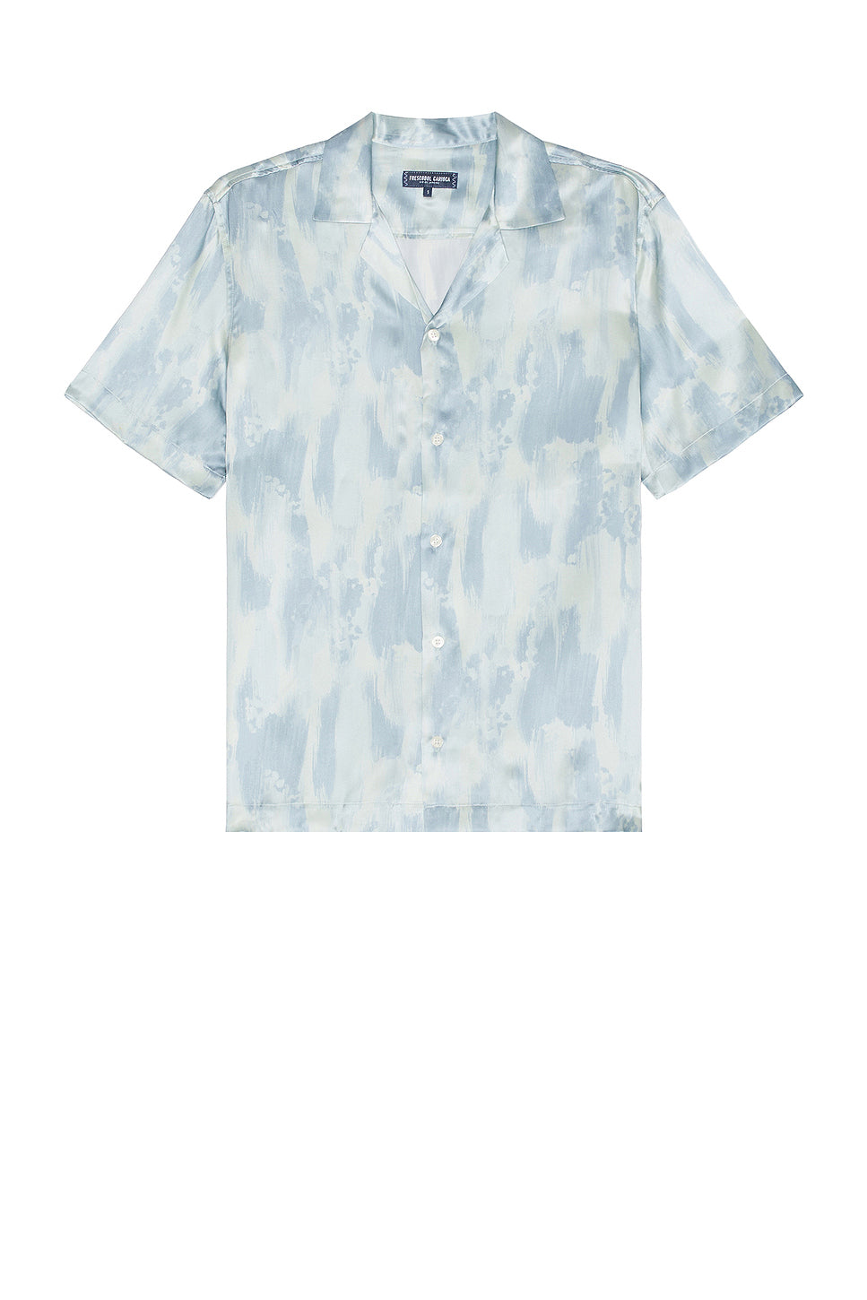 Roberto Seascape Print Silk Shirt