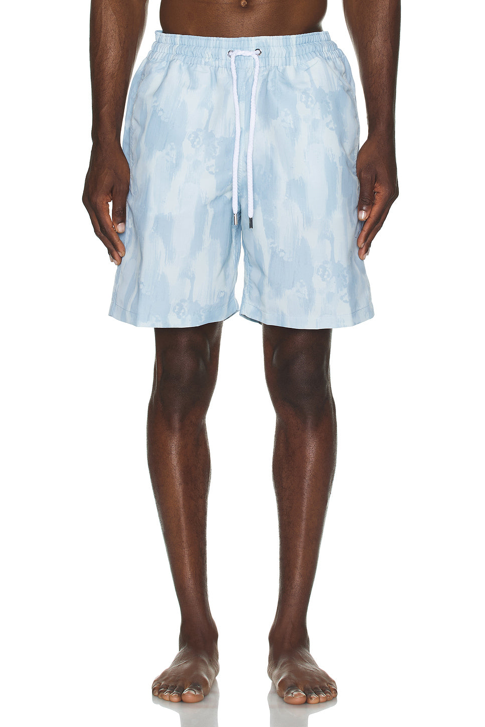 Board Seascape Print Swim Shorts