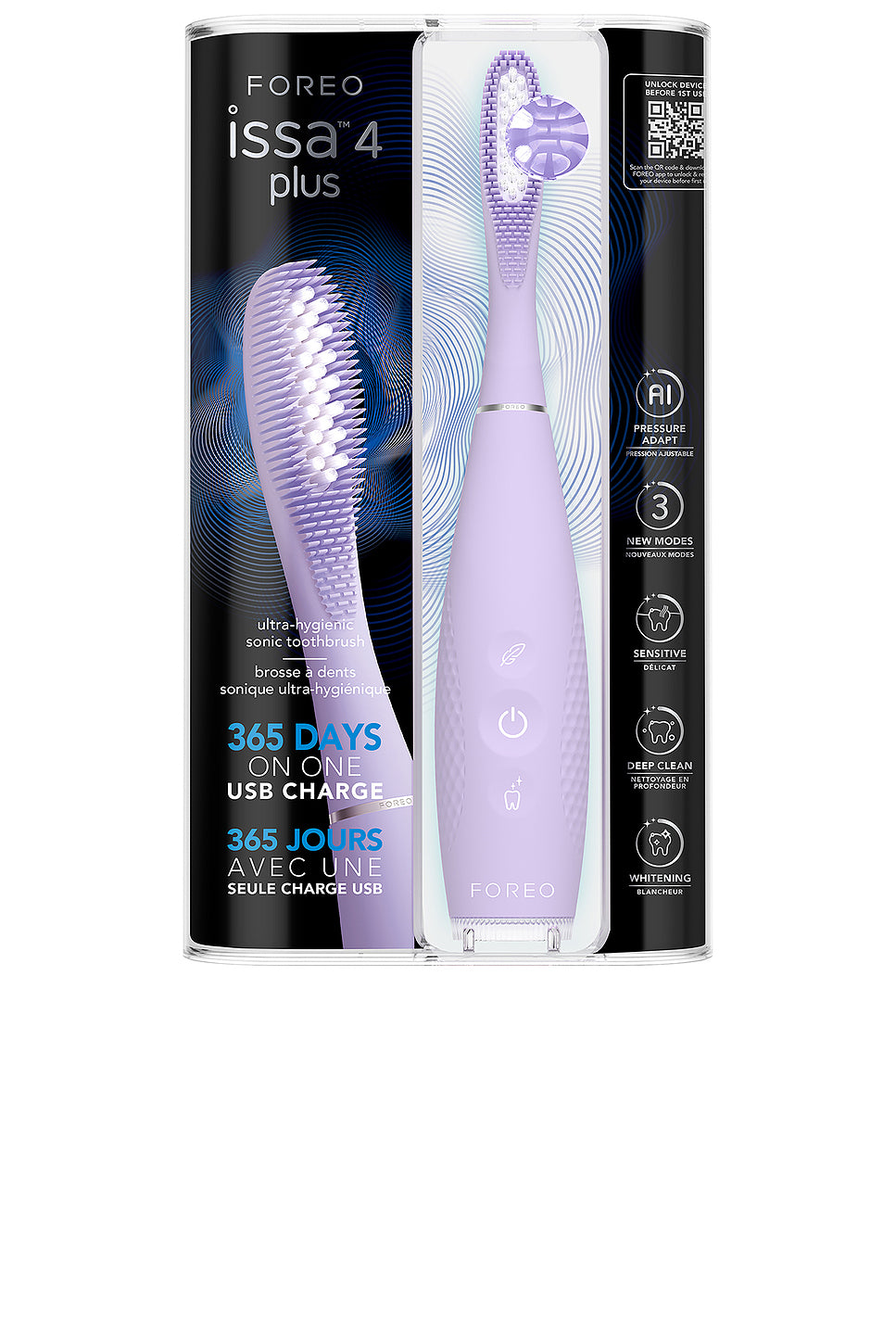 issa 4 Plus Smart Hybrid Silicone Sonic Toothbrush