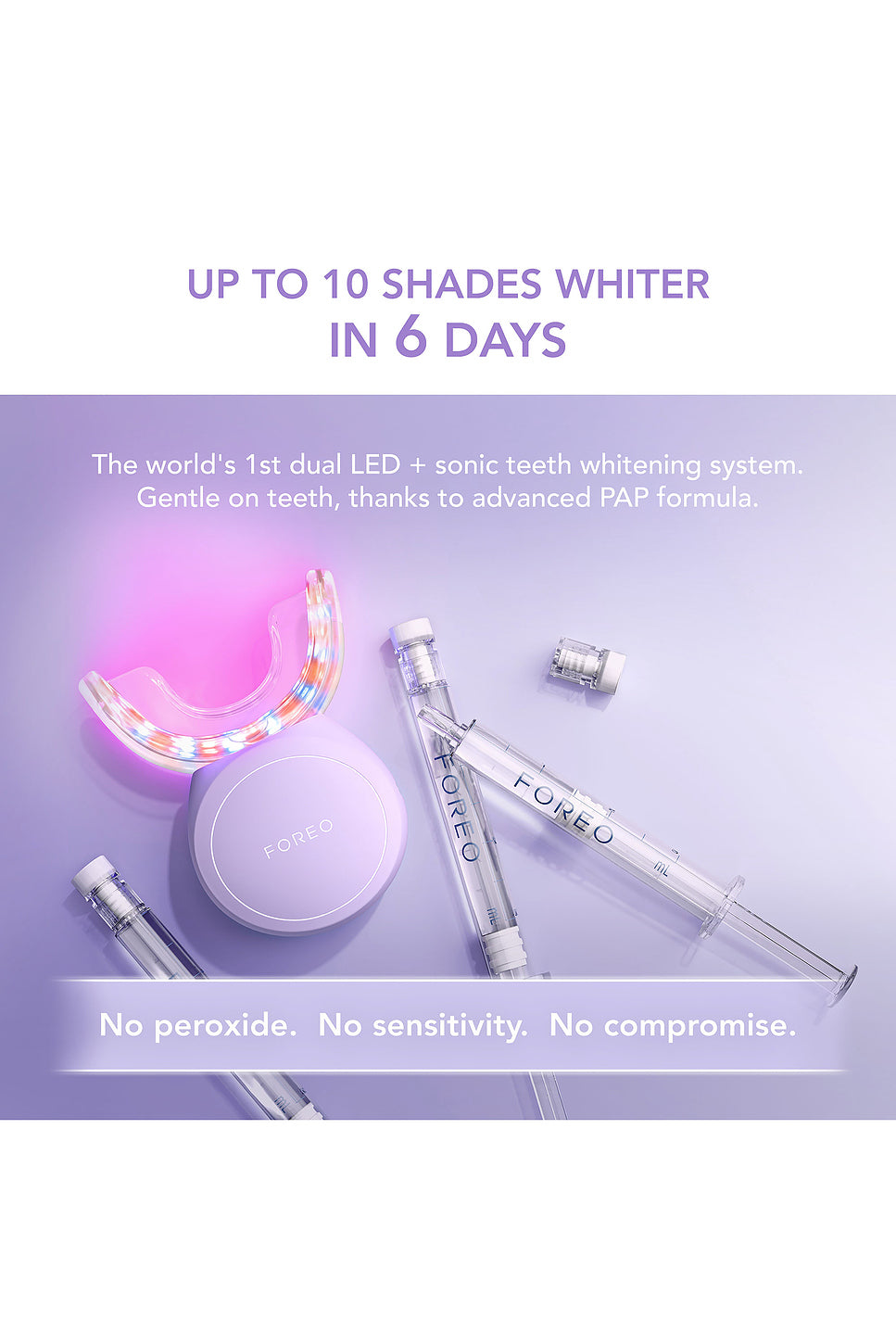 issa Dual LED + Sonic Teeth Whitening Device