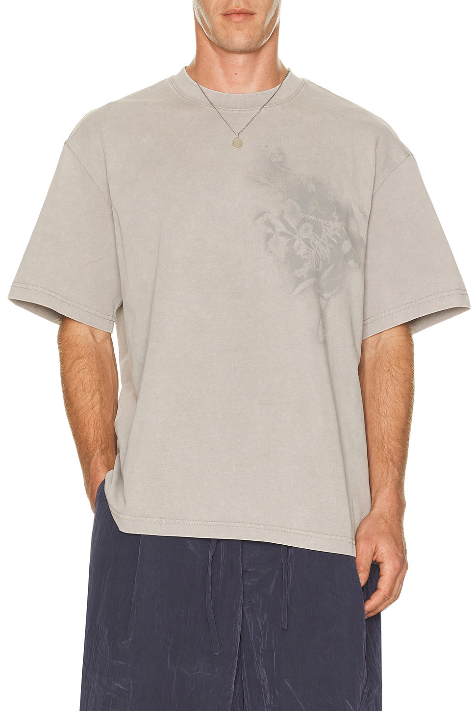Spray Painted Plant Dye Tee