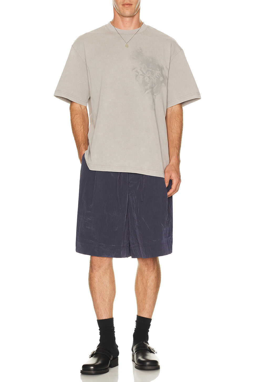 Spray Painted Plant Dye Tee