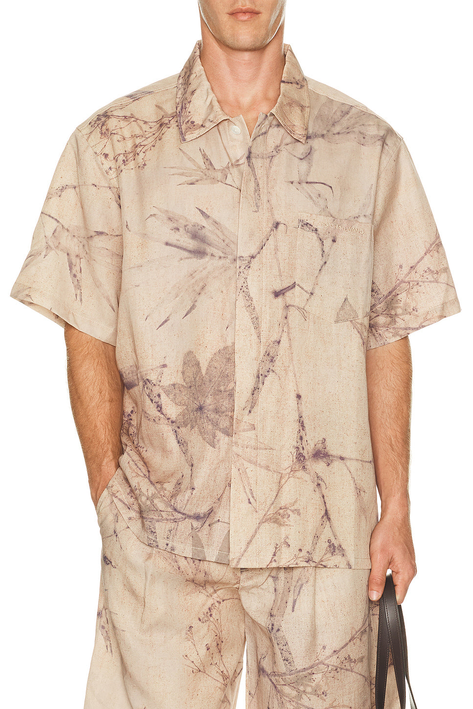 Printed Plant Dye Shirt