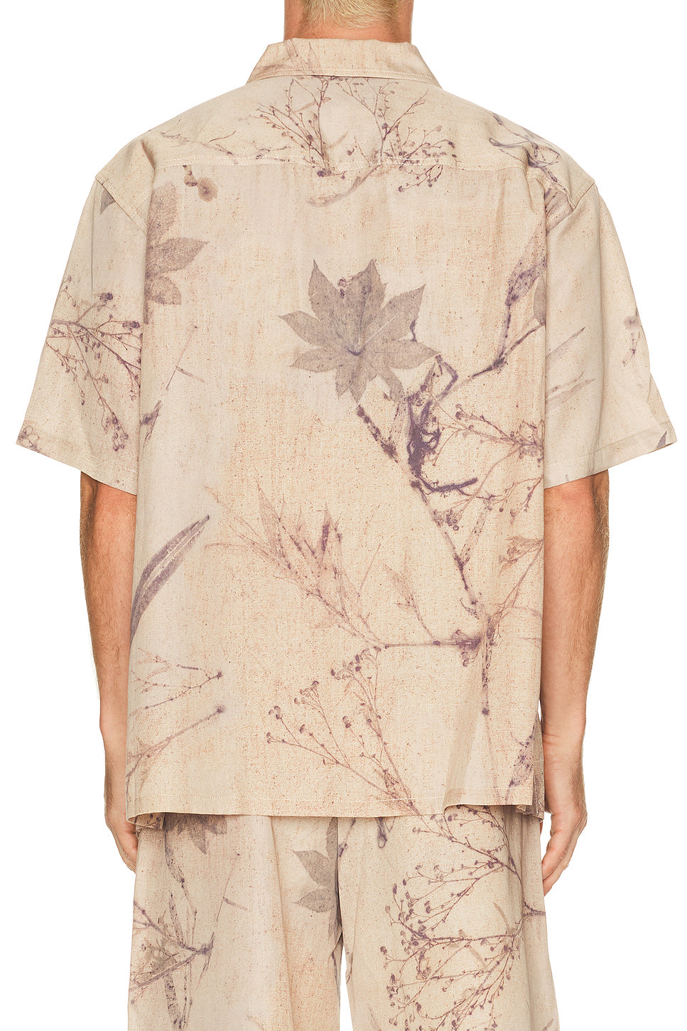 Printed Plant Dye Shirt