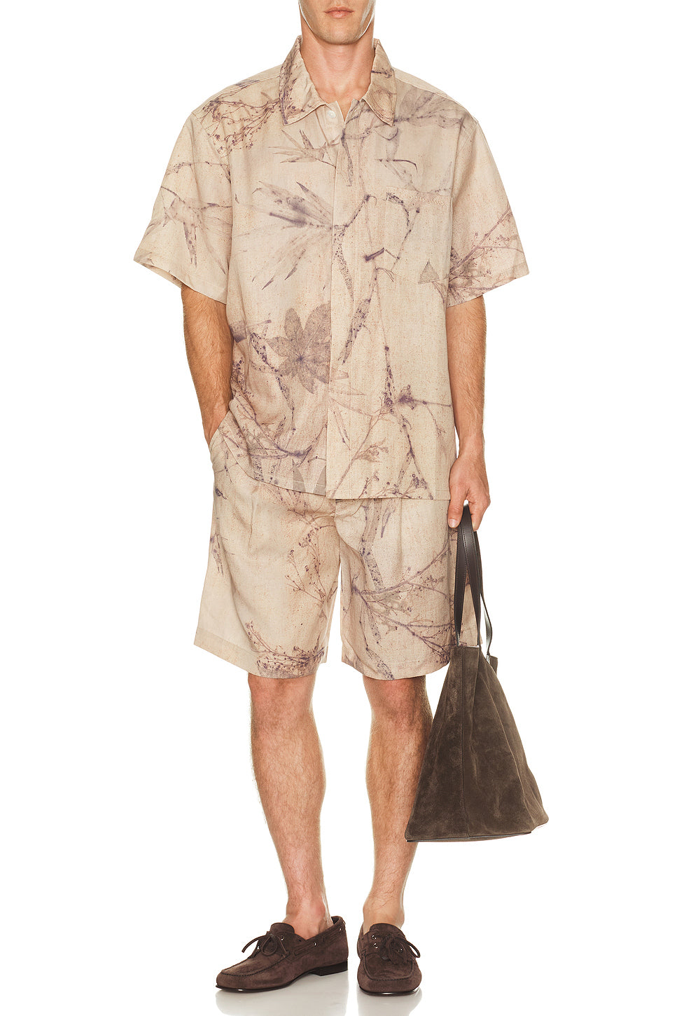 Printed Plant Dye Shirt