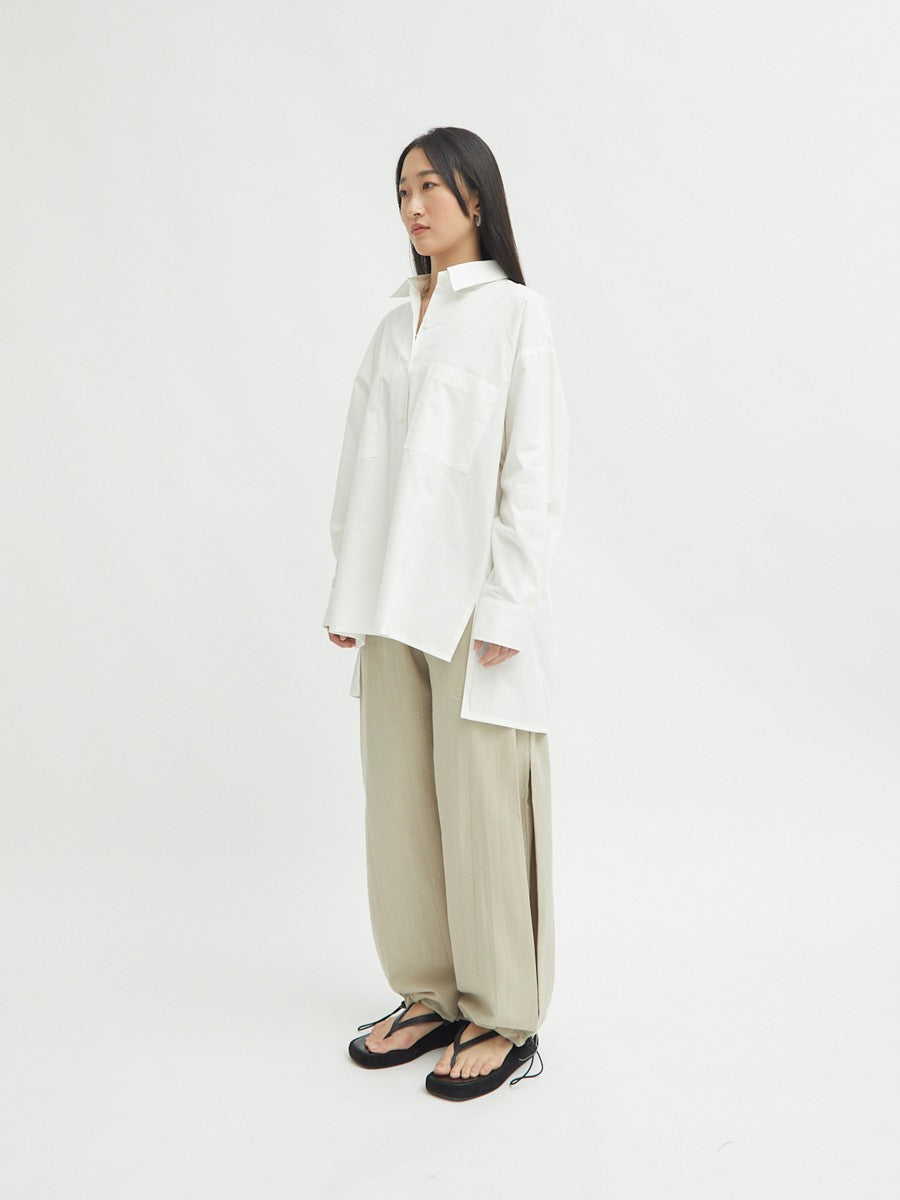 Faika Side Slit Shirt