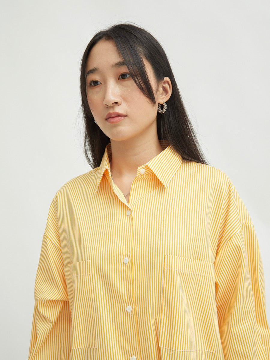 Faika Side Slit Shirt