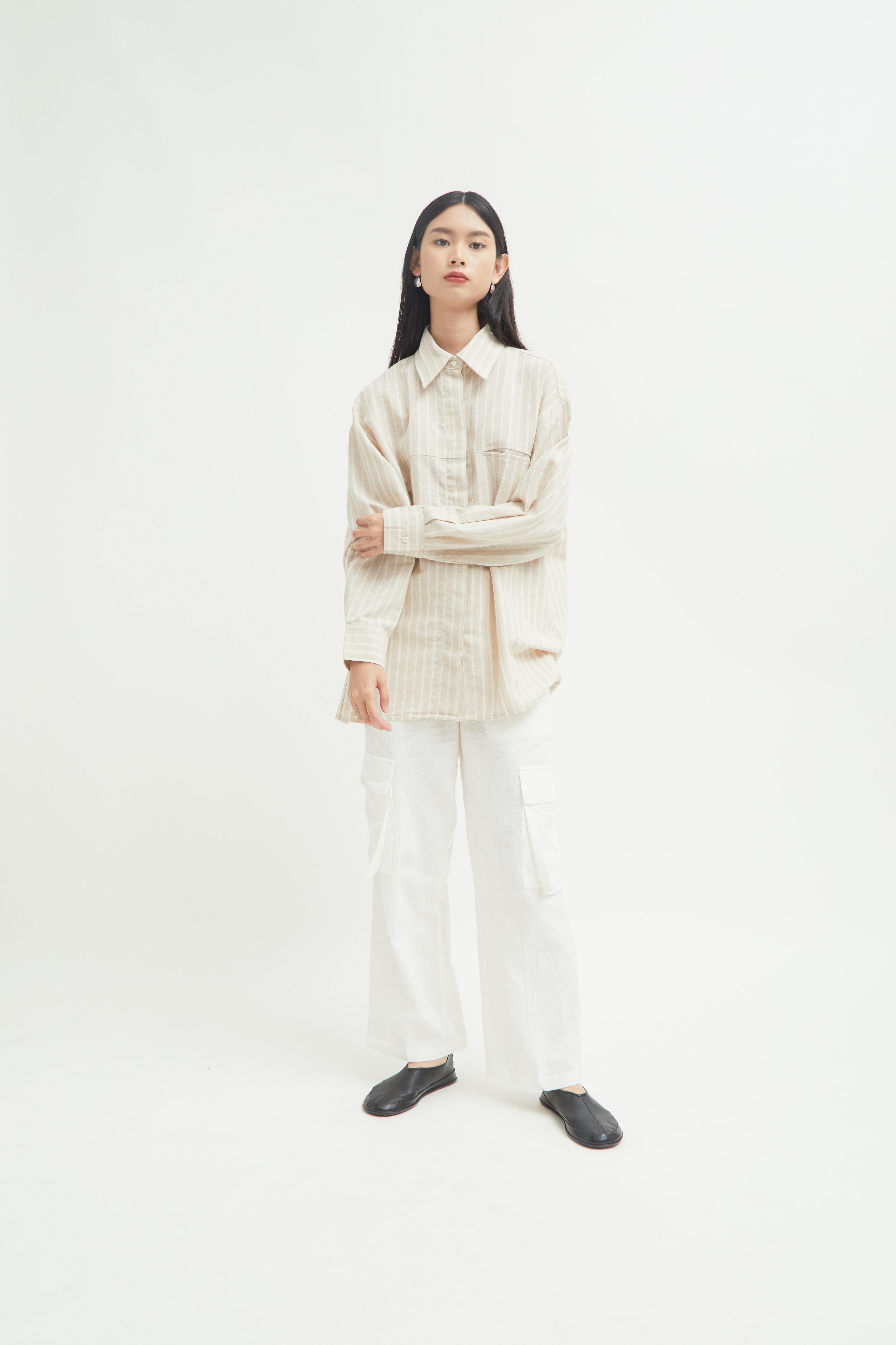 Farida Basic Shirt with Big Pocket