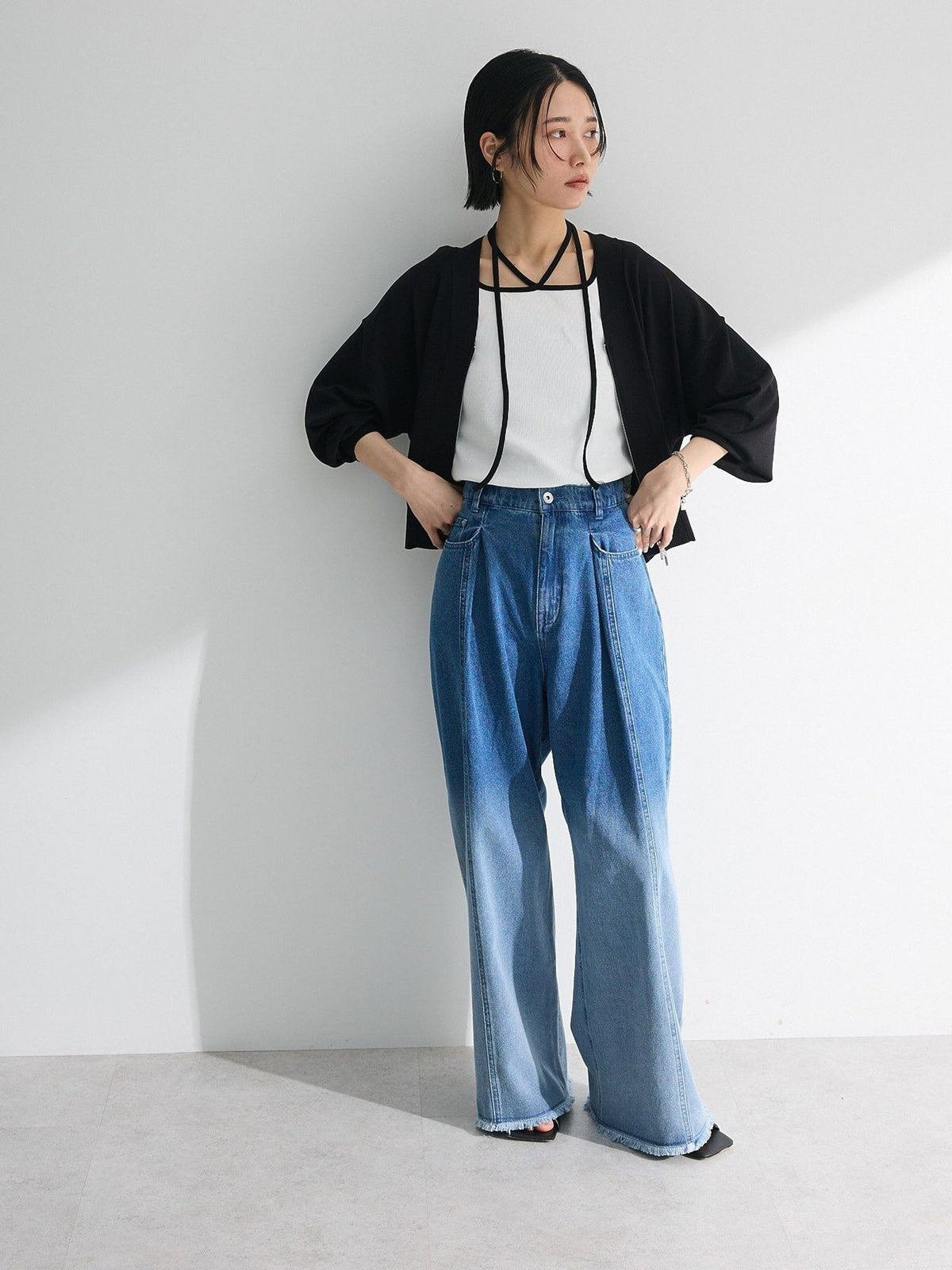 Fubuki Zip Knit Cardigan