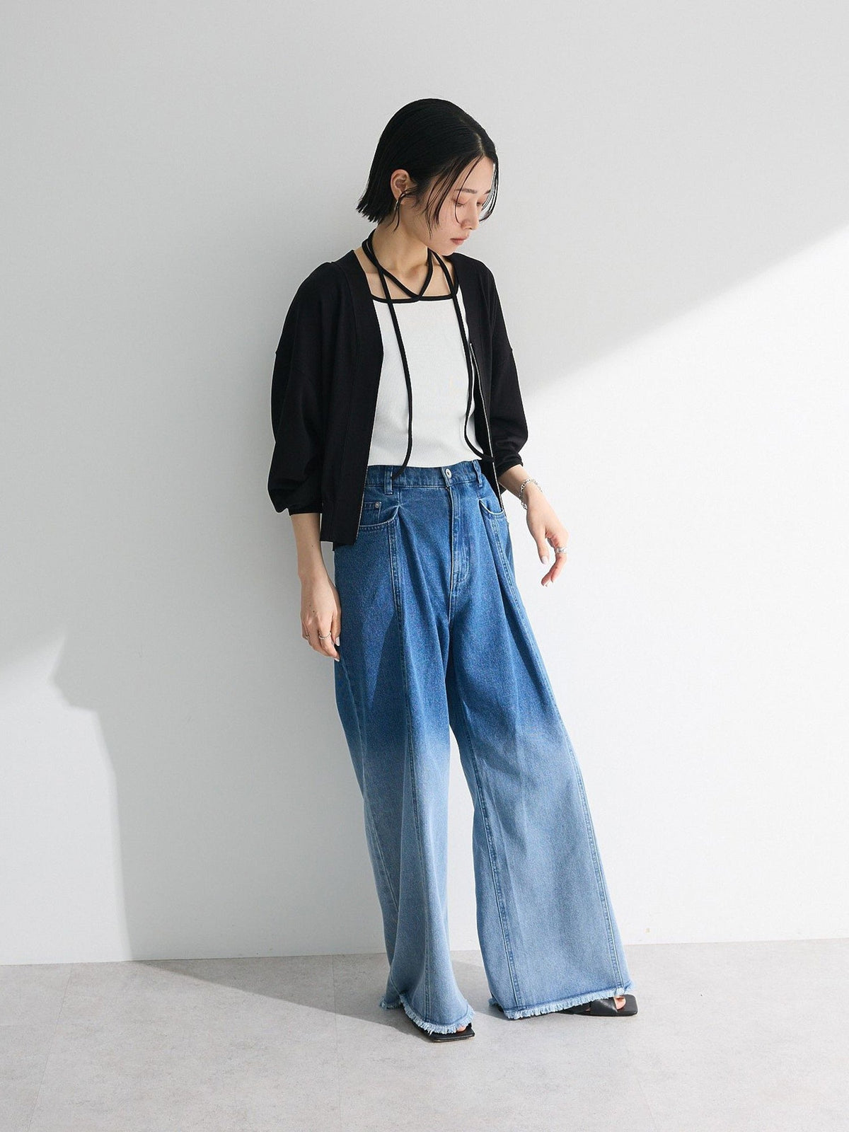 Fubuki Zip Knit Cardigan