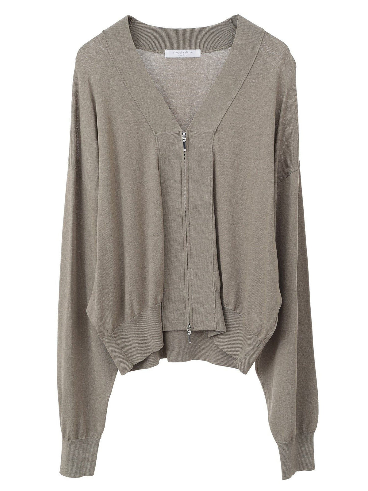 Fubuki Zip Knit Cardigan
