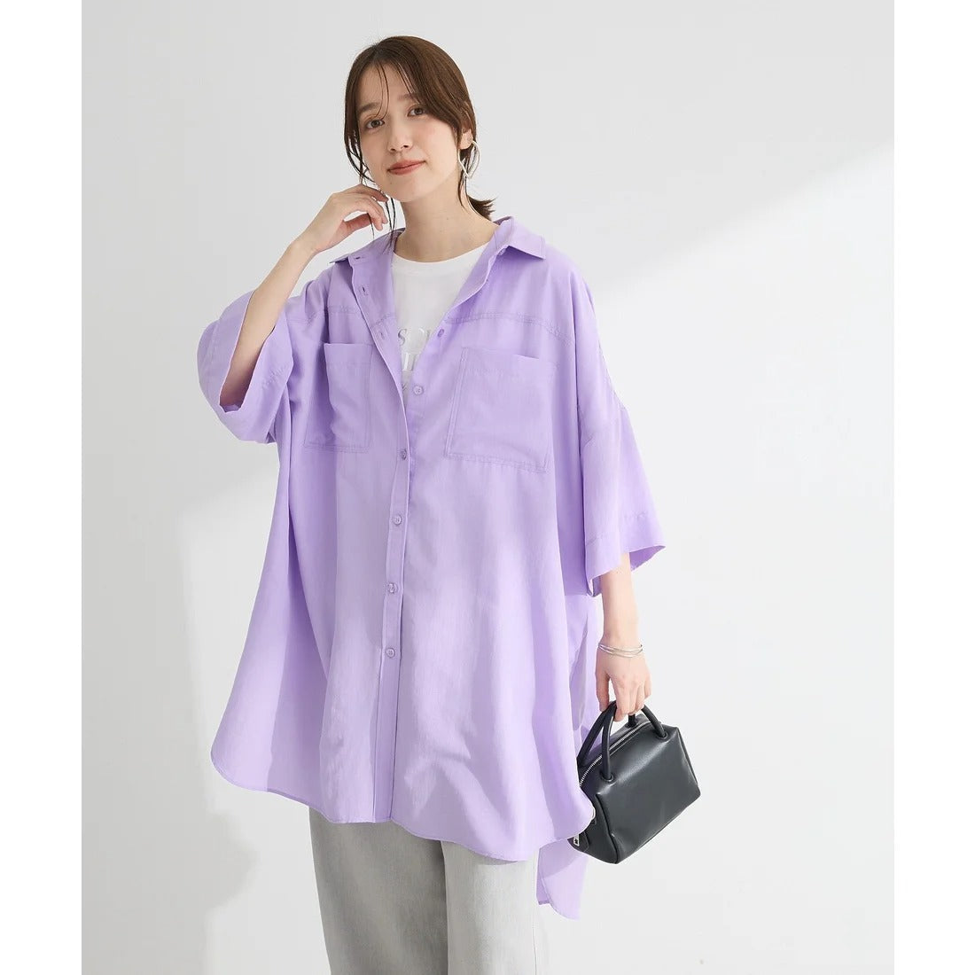 Kasumisou Midi Shirt Dress