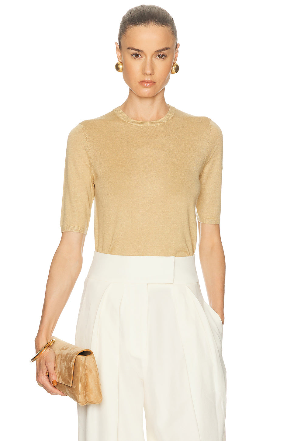 Chryse Short Sleeve Crewneck Top