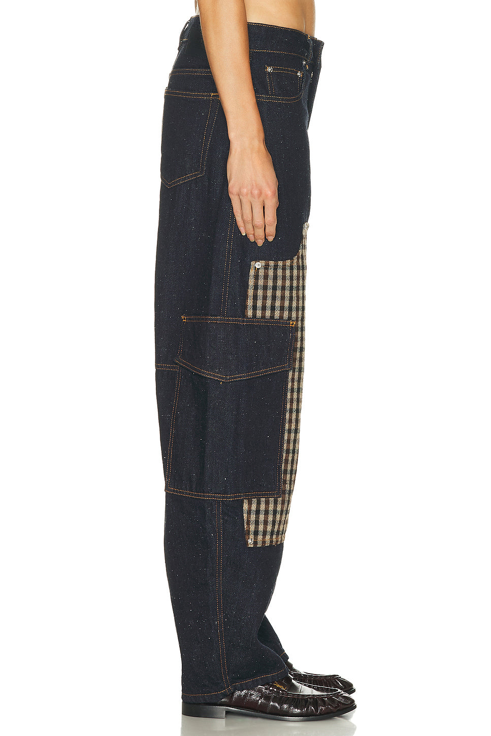 Neppy Denim Carpenter Wide Leg