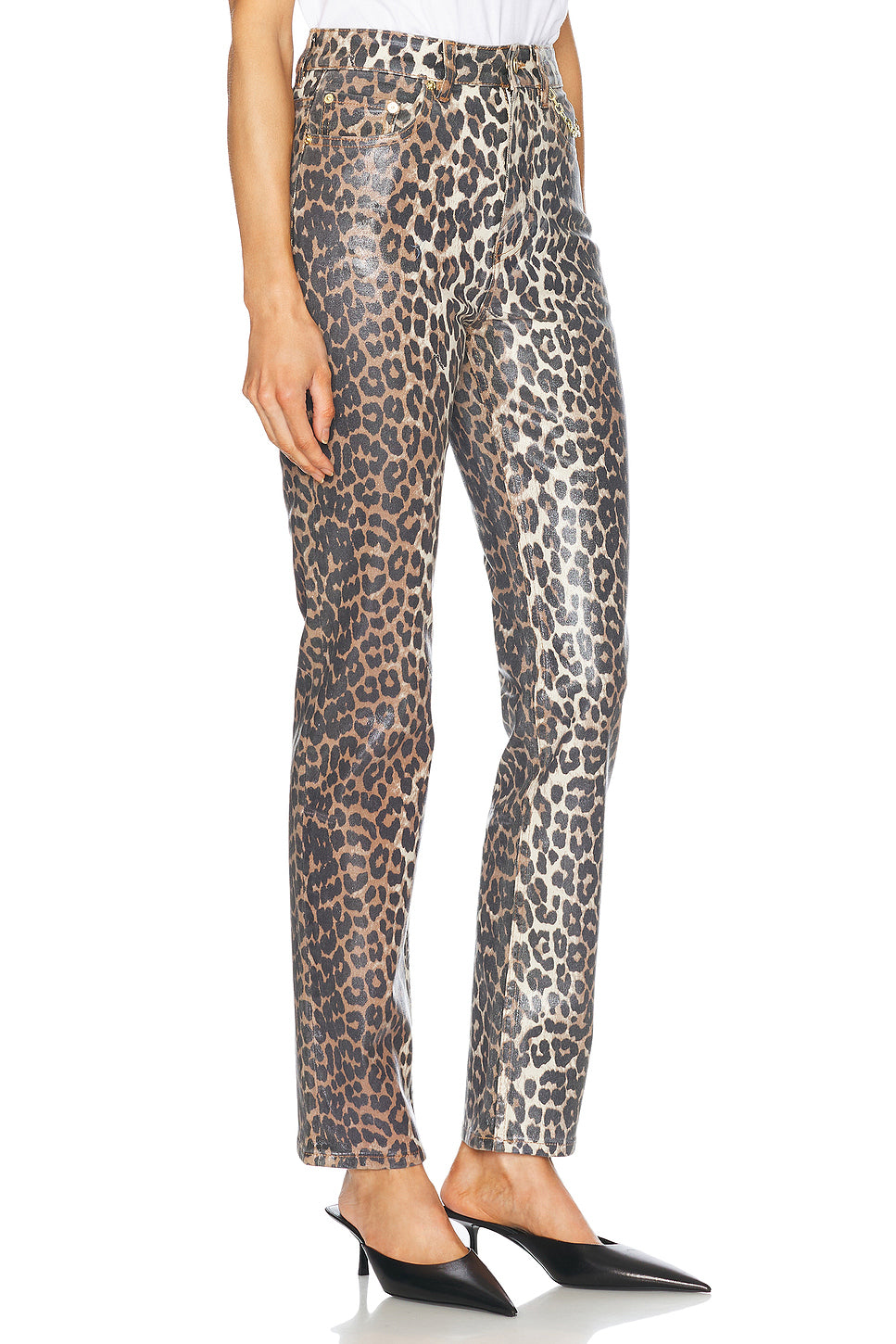 Foil Print Carri Chain Pant