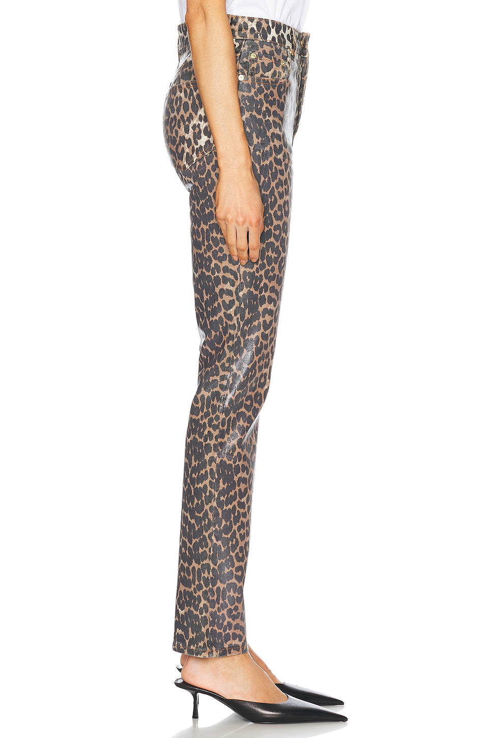 Foil Print Carri Chain Pant