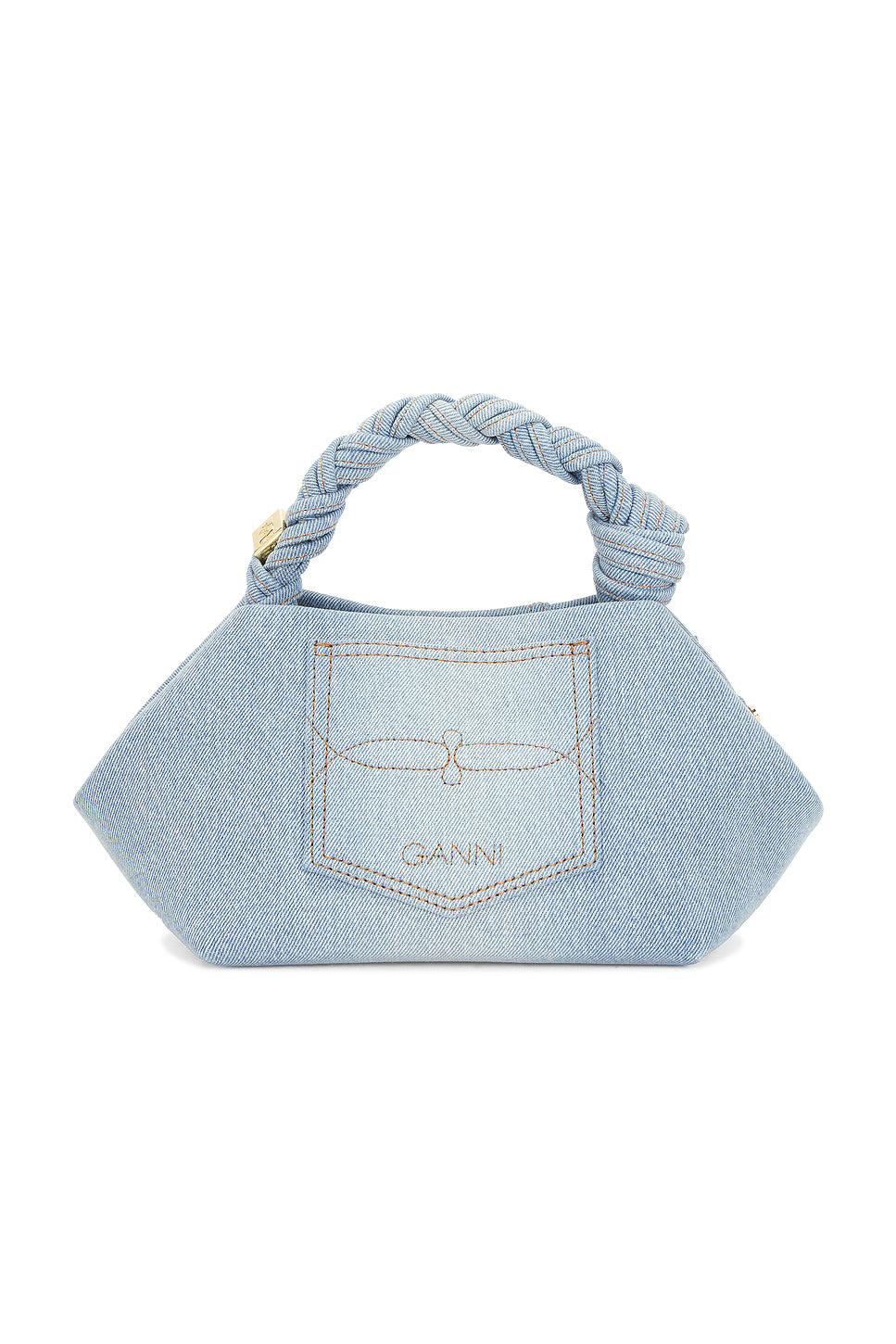 Ganni Bou Bag Small Washed Denim