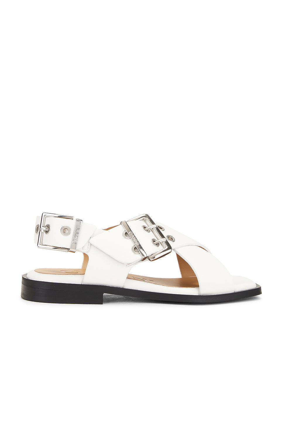 Buckle Cross Strap Sandal