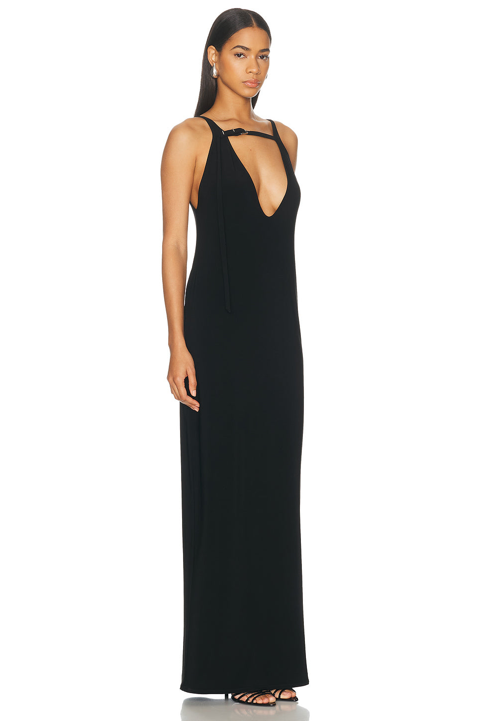 Belted Maxi Pillar Dress
