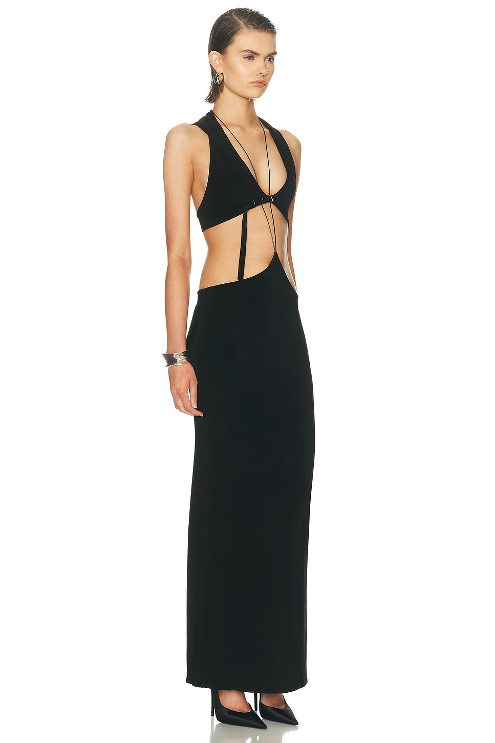 Logo Tag Tie Pillar Skirt