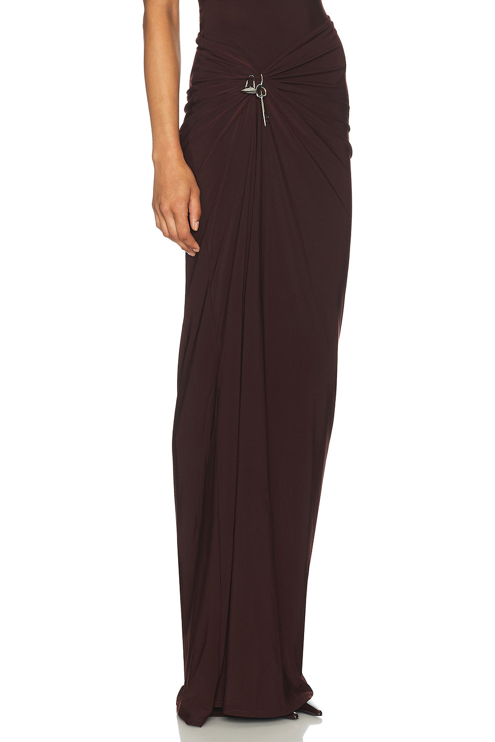 Relic Charms Draped Maxi Skirt