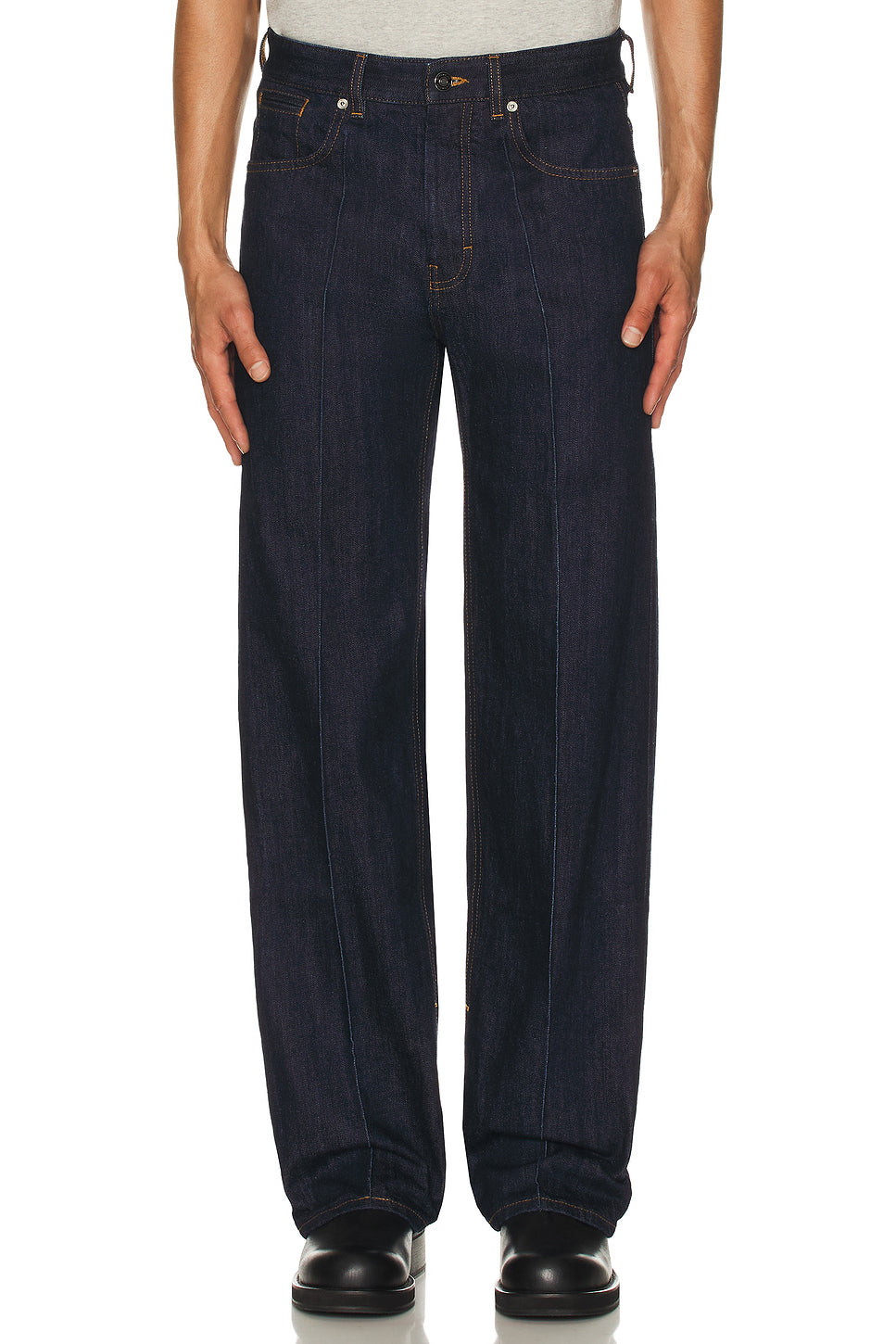 Wide Leg Denim Jeans