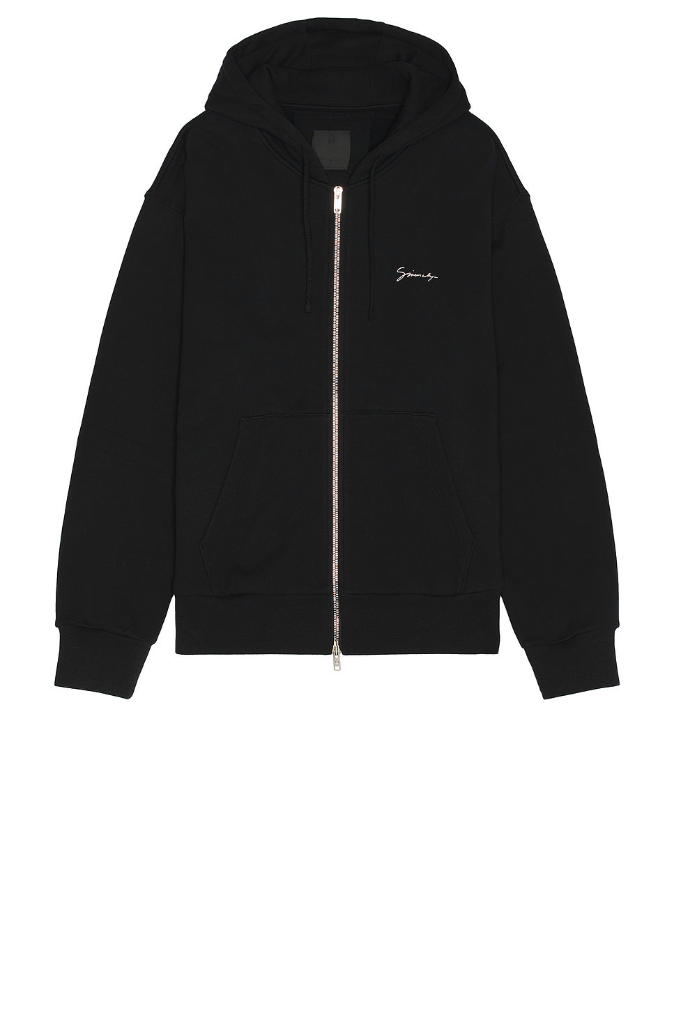 Boxy Fit Zip Hoodie