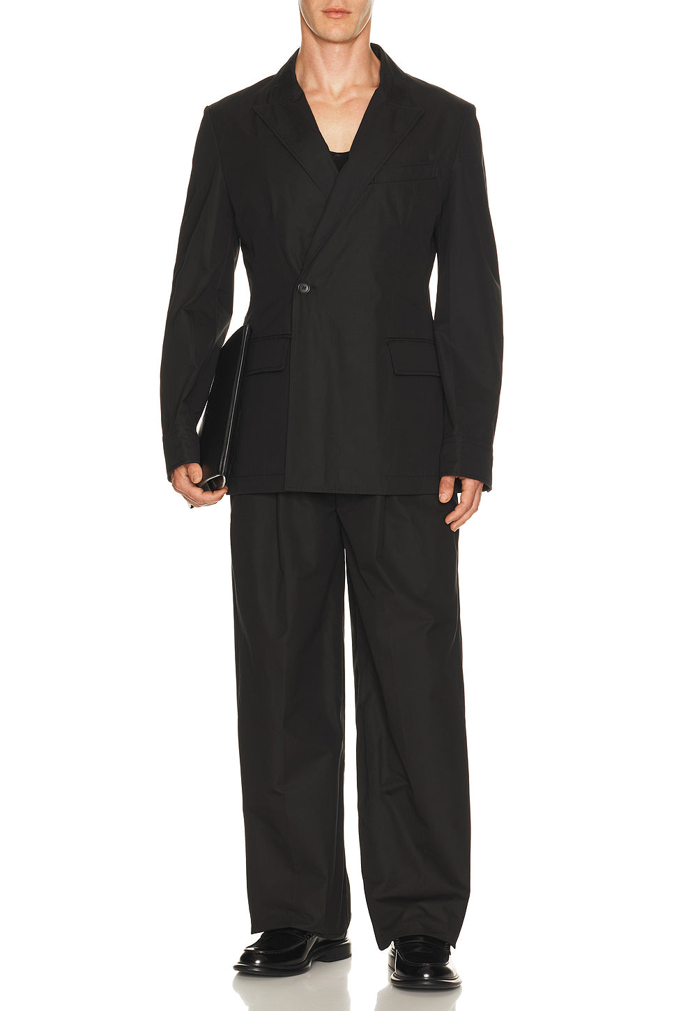 Shirt Cuff Couture Seam Jacket Double Breasted