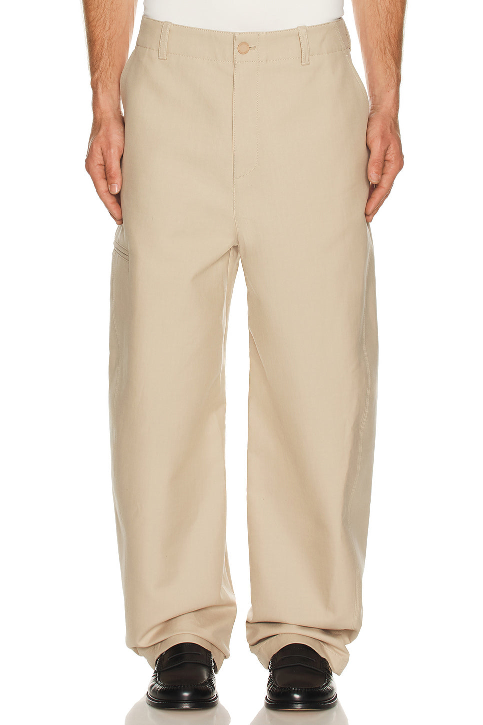Couture Seam Workwear Trousers