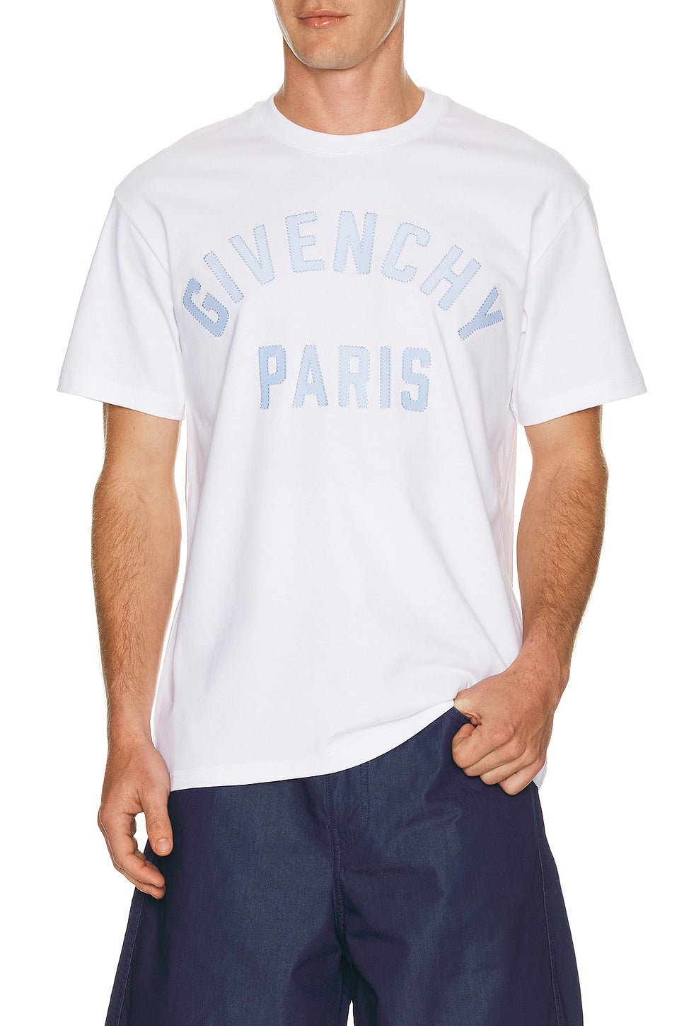 Paris Applique Ribbon Regular Fit T-Shirt