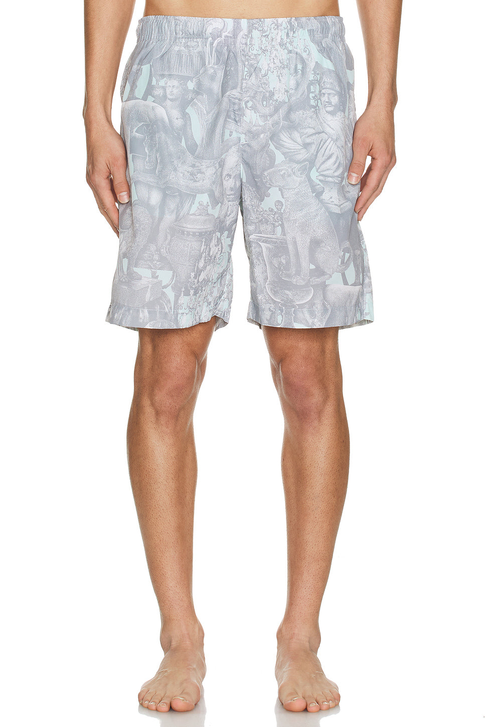 Logo Embroidery Swim Shorts