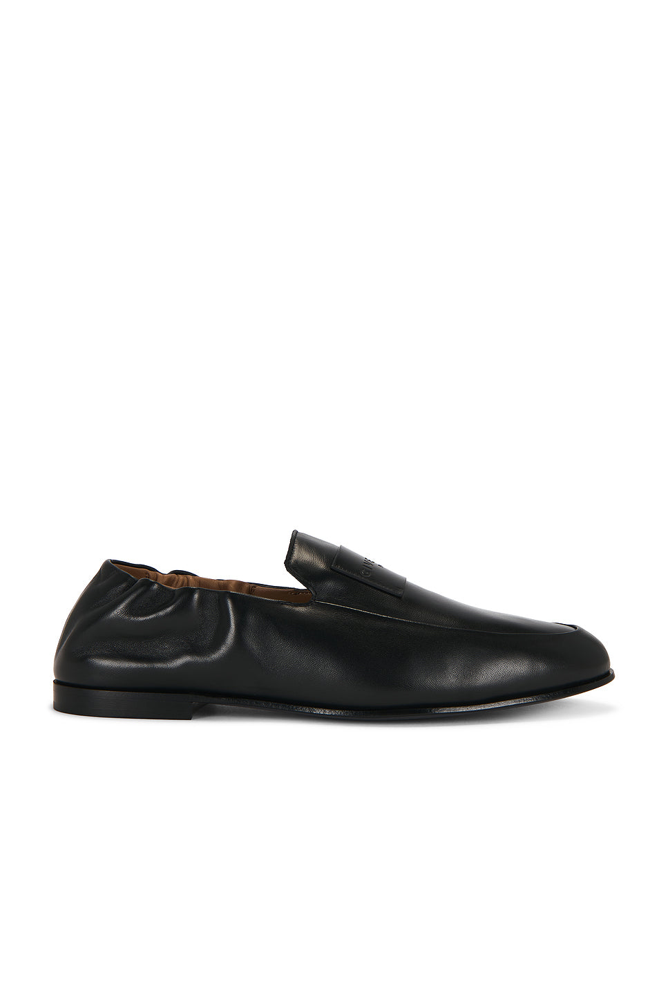 Leather Elastic Loafer