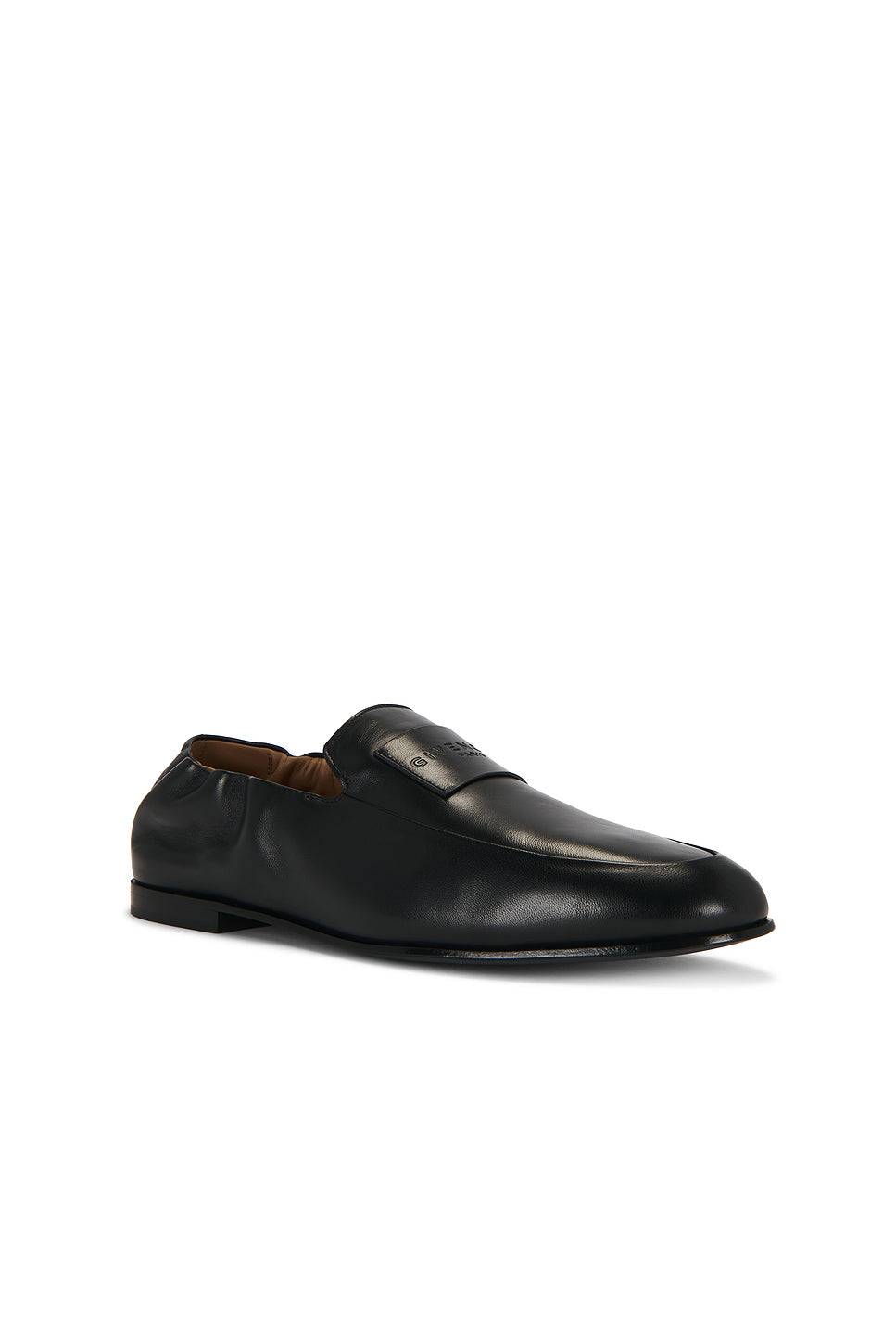 Leather Elastic Loafer