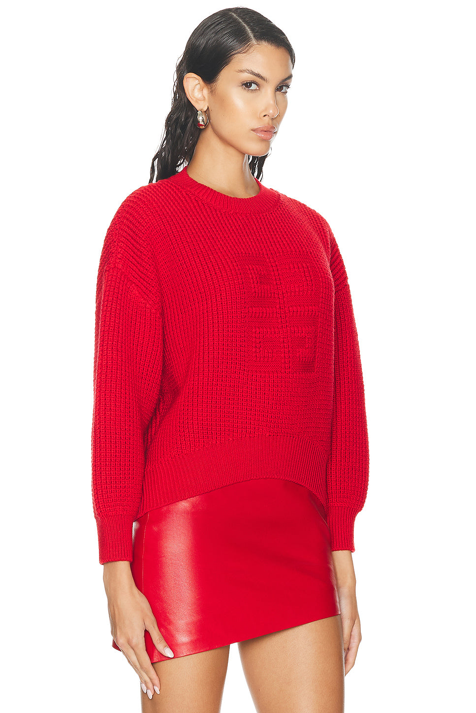 Cropped Crewneck Sweater