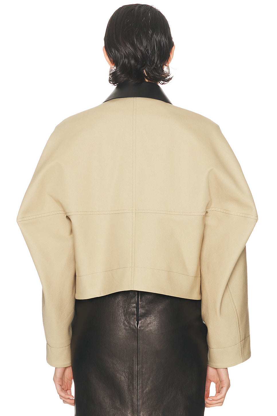 Short Zipped Caban Jacket