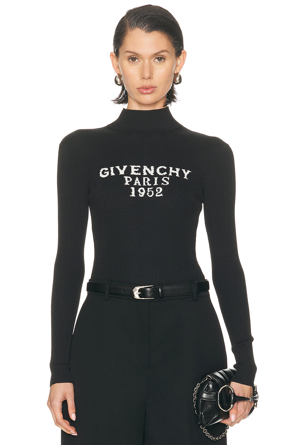 High Neck Bodysuit Top